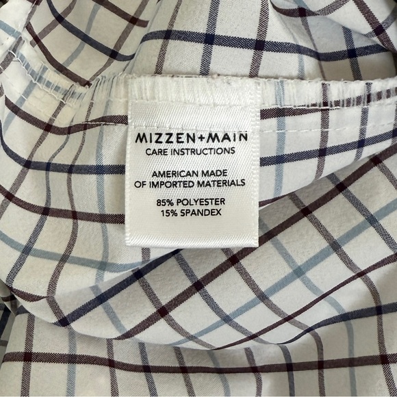 MIZZEN+MAIN Leeward Collection Performance Dress Shirt | M Trim Fit - Picture 7 of 7